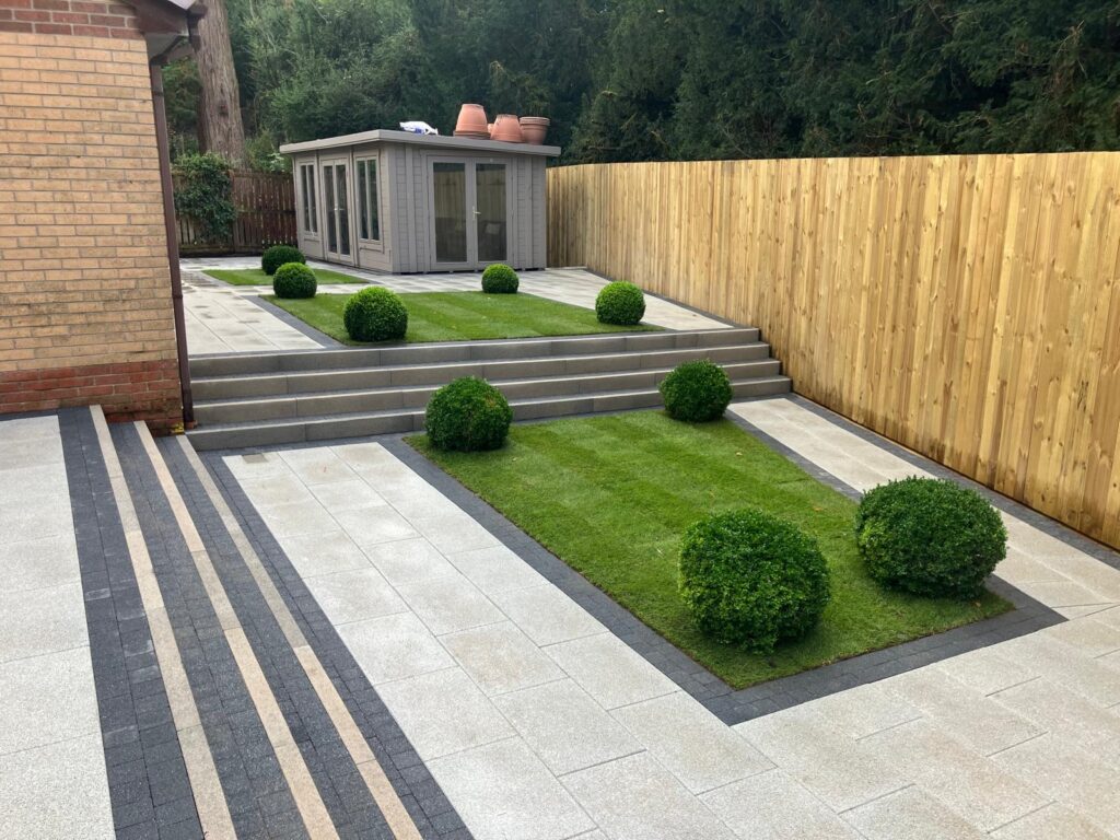 Victoria Driveways customer garden landscaping